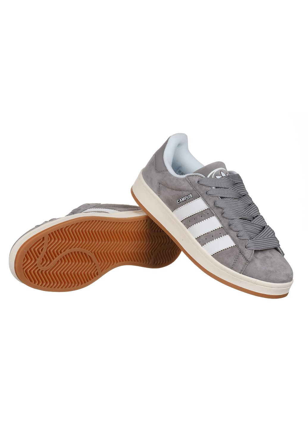 Серые демисезонные мужские кроссовки из замши повседневные Classica