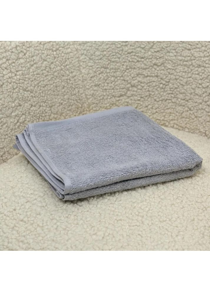 Полотенце для рук Aurora Р-04178_29744 50х90 см светло-серое ТЕП комбинированный