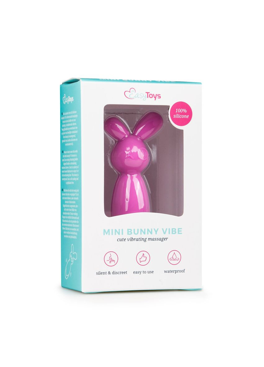 Міні-вібратор для клітора Vibrating Mini Bunny, 8 см х 2 см EasyToys (297130577)