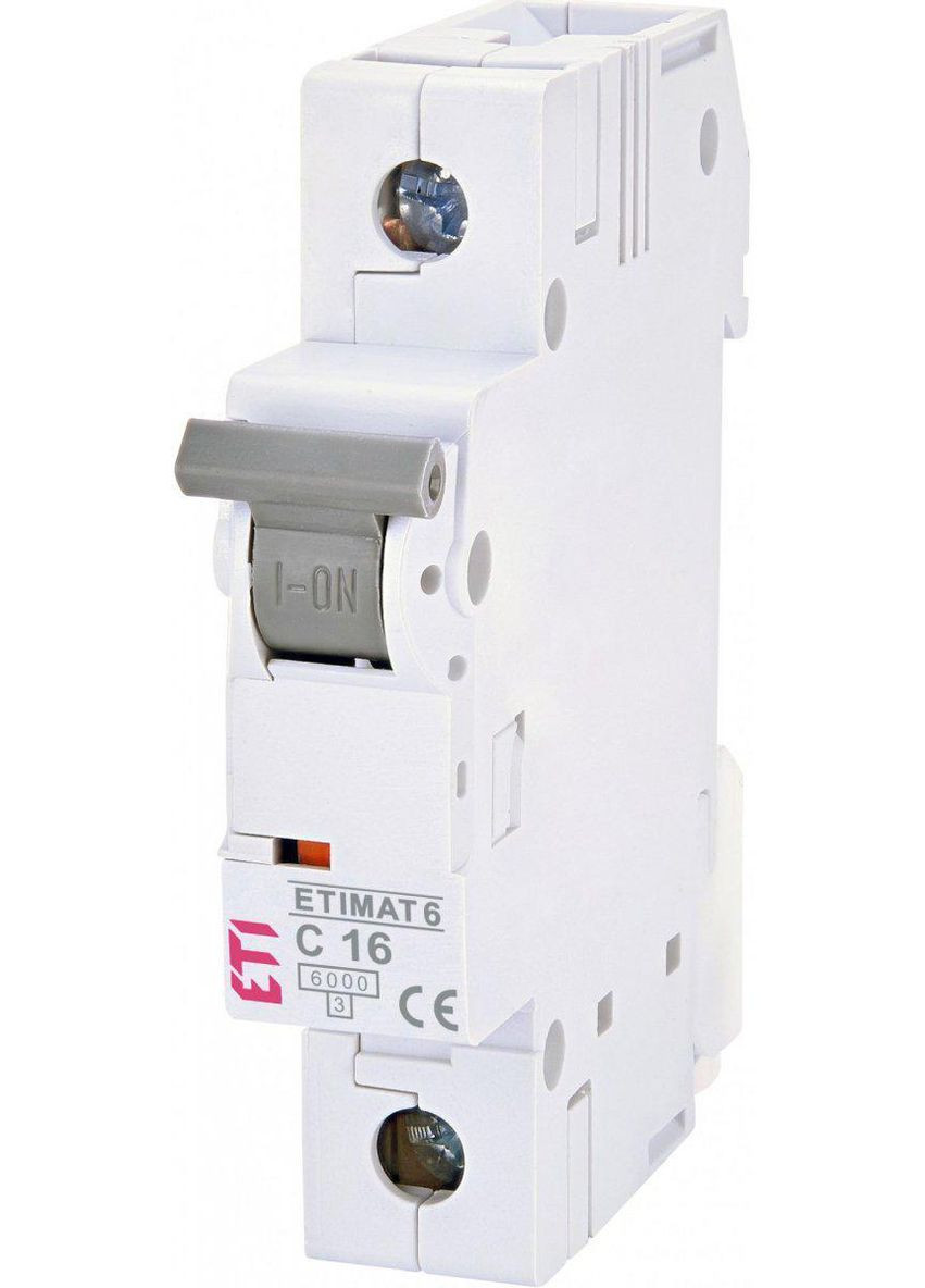 Выключатель автоматический 1-п C 16А Etimat 6 AC 2141516 ETI (337359748)