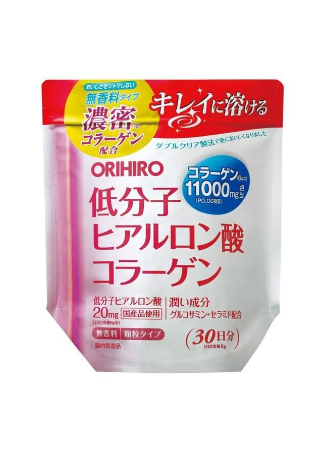 Hyaluronic Acid Collagen низкомолекулярная гиалуроновая кислота и коллаген, 180 г Orihiro (370645573)