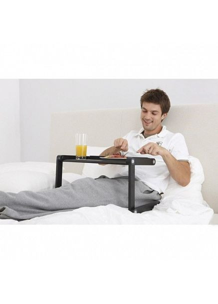 Столик для ноутбуків в ліжко для роботи лежачи переносної, підставки для ноутбуків трансформер розкладний No Brand (356892836)