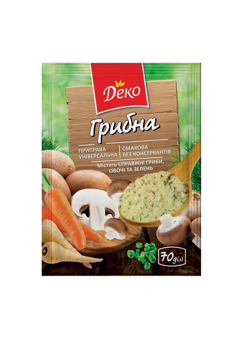 Вкусовая приправа Грибная 70 г Деко (361145894)