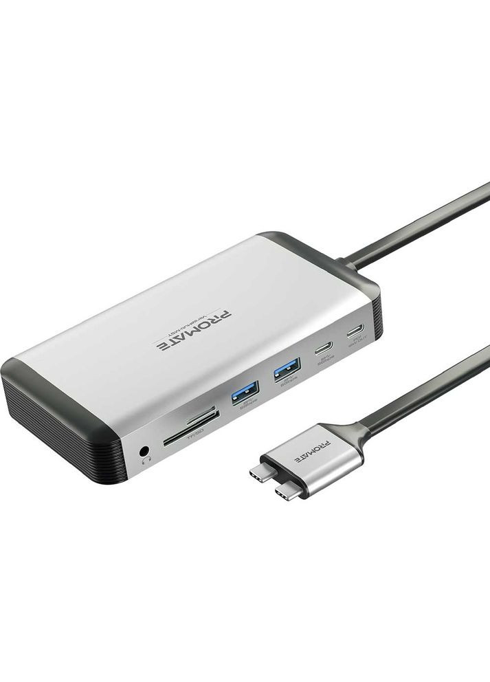 Док-станція VersaHub-MST 13 в 1 для MacBook Grey (versahub-mst.grey) Promate (323091488)