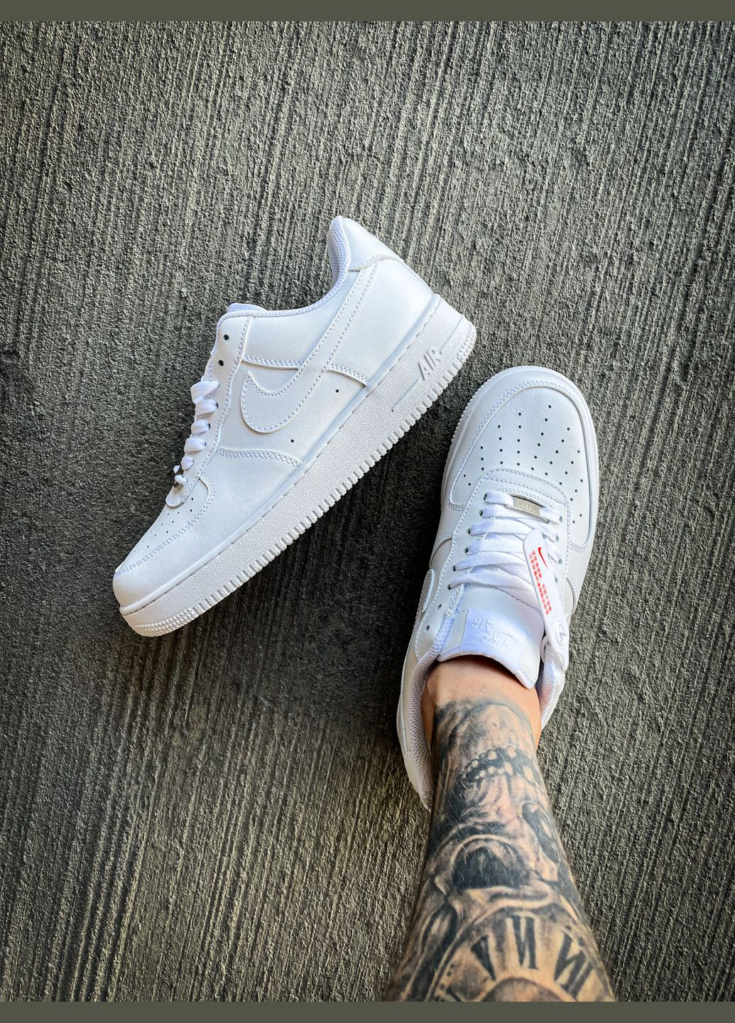 Білі Осінні кросівки чоловічі і жіночі nike air force white | найк аір форс білі No Brand