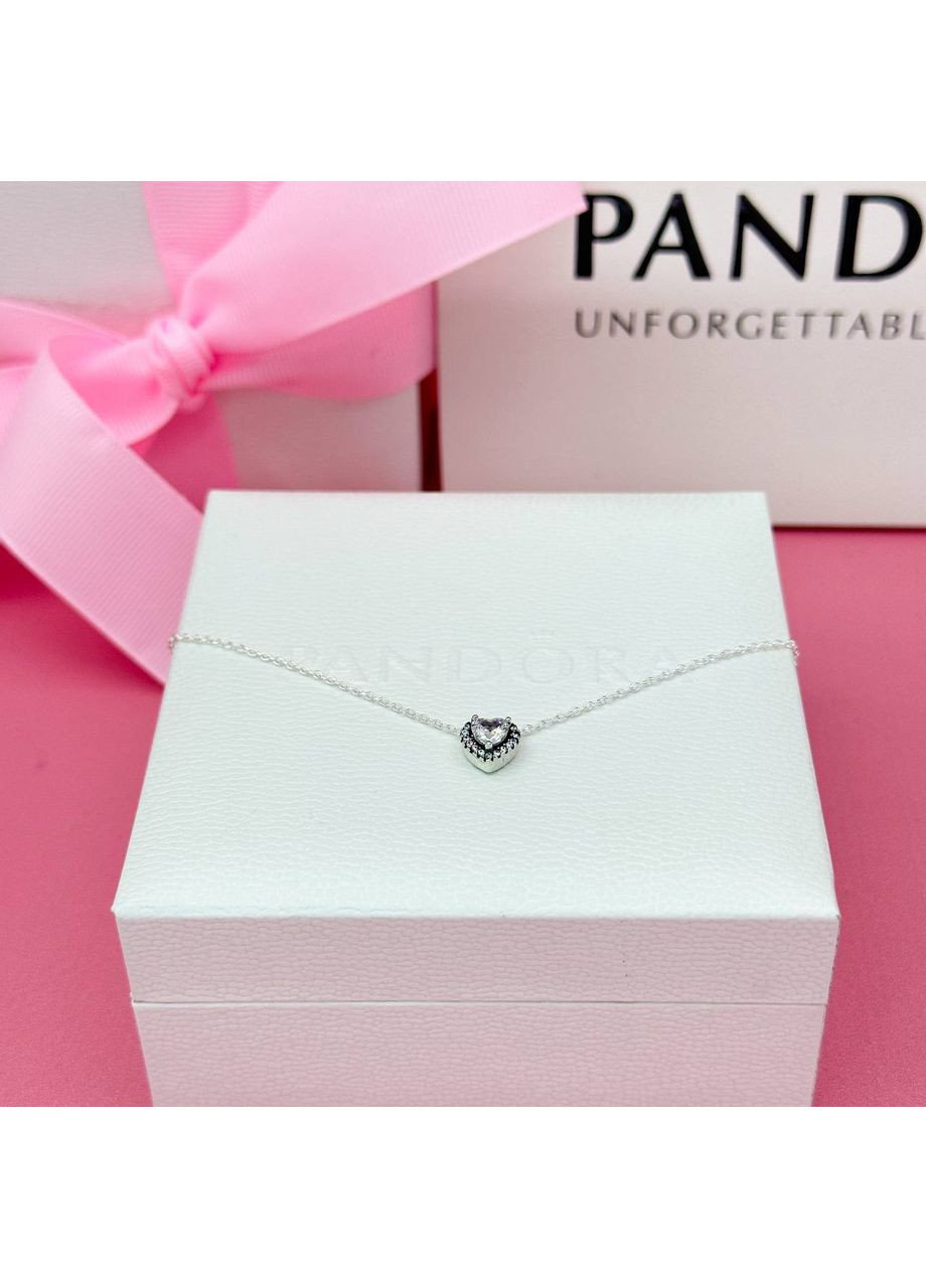 Срібне намисто Пандора "Щирі почуття" 398425C01 Kabluchka (355462731)