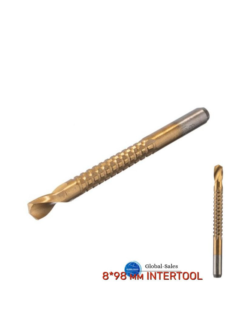 Сверло-фреза 8 x 98 мм (SD-5808) Intertool (353494719)