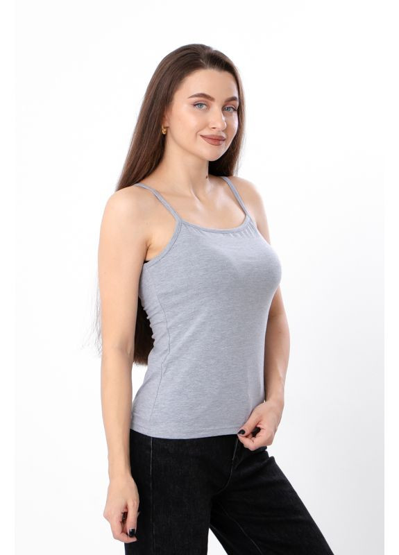 Женская майка (на бретельках) (p-6752) Носи своє 8216-036 - (253447356)