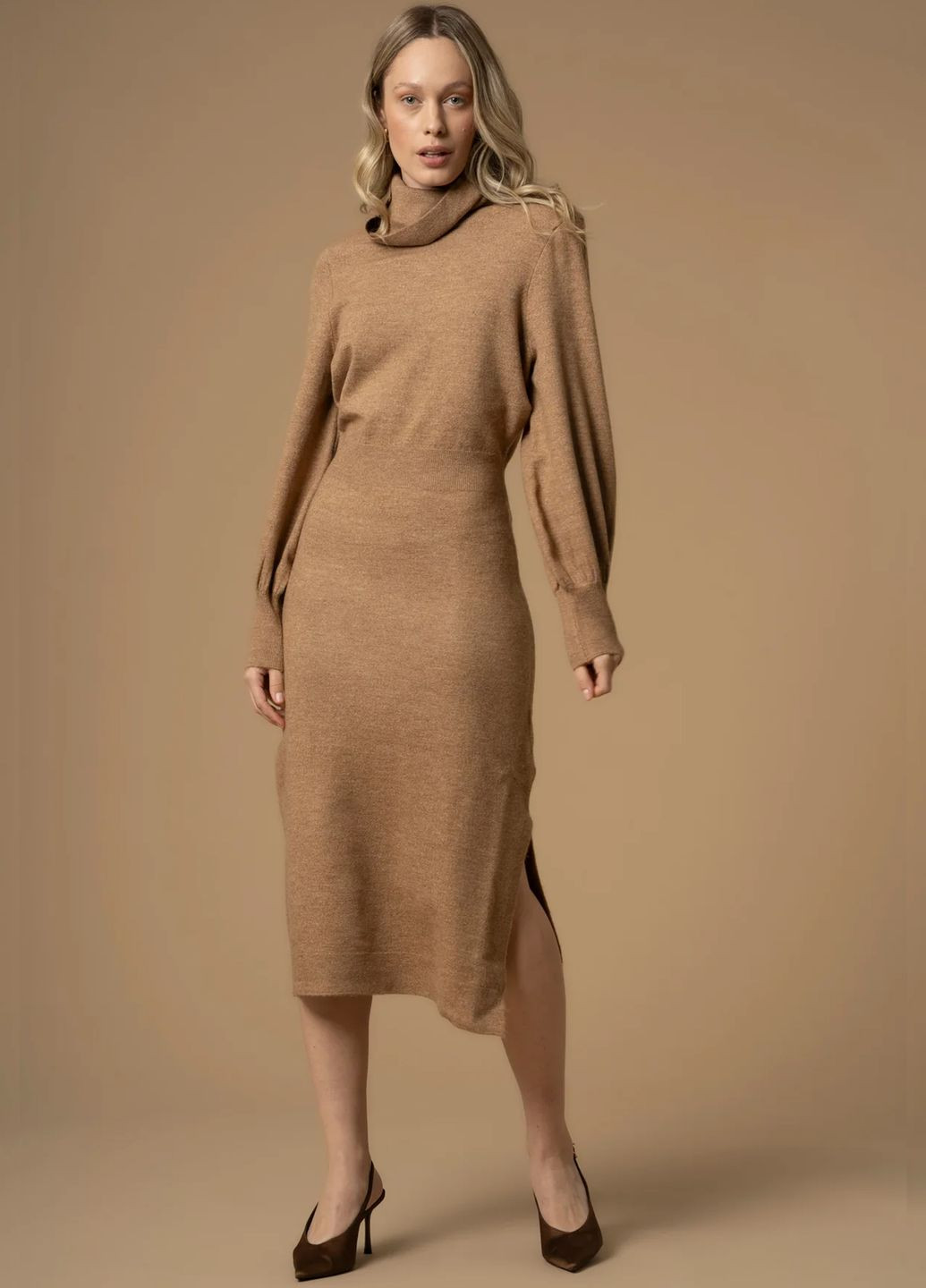 Коричневое платье Kocca