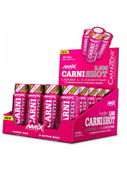 Карнитин с Таурином, CarniShot 3000, 60мл Мохито (02135012) Amix Nutrition (293255143)