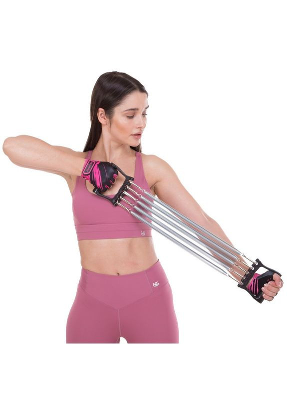 Эспандер пружинный плечевой 5 пружин Power Sport FI3827 53см No Brand (305064627)