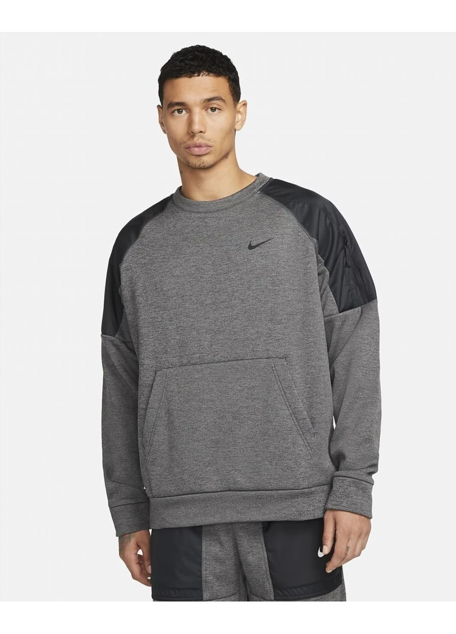 Серый свитшот therma-fit grey dq4854-071 Nike (398020480)