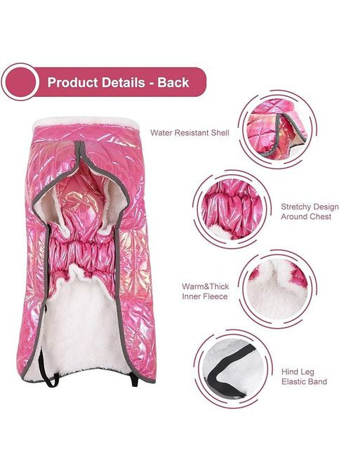 Зимняя куртка для собак Розовый No Brand (300657501)