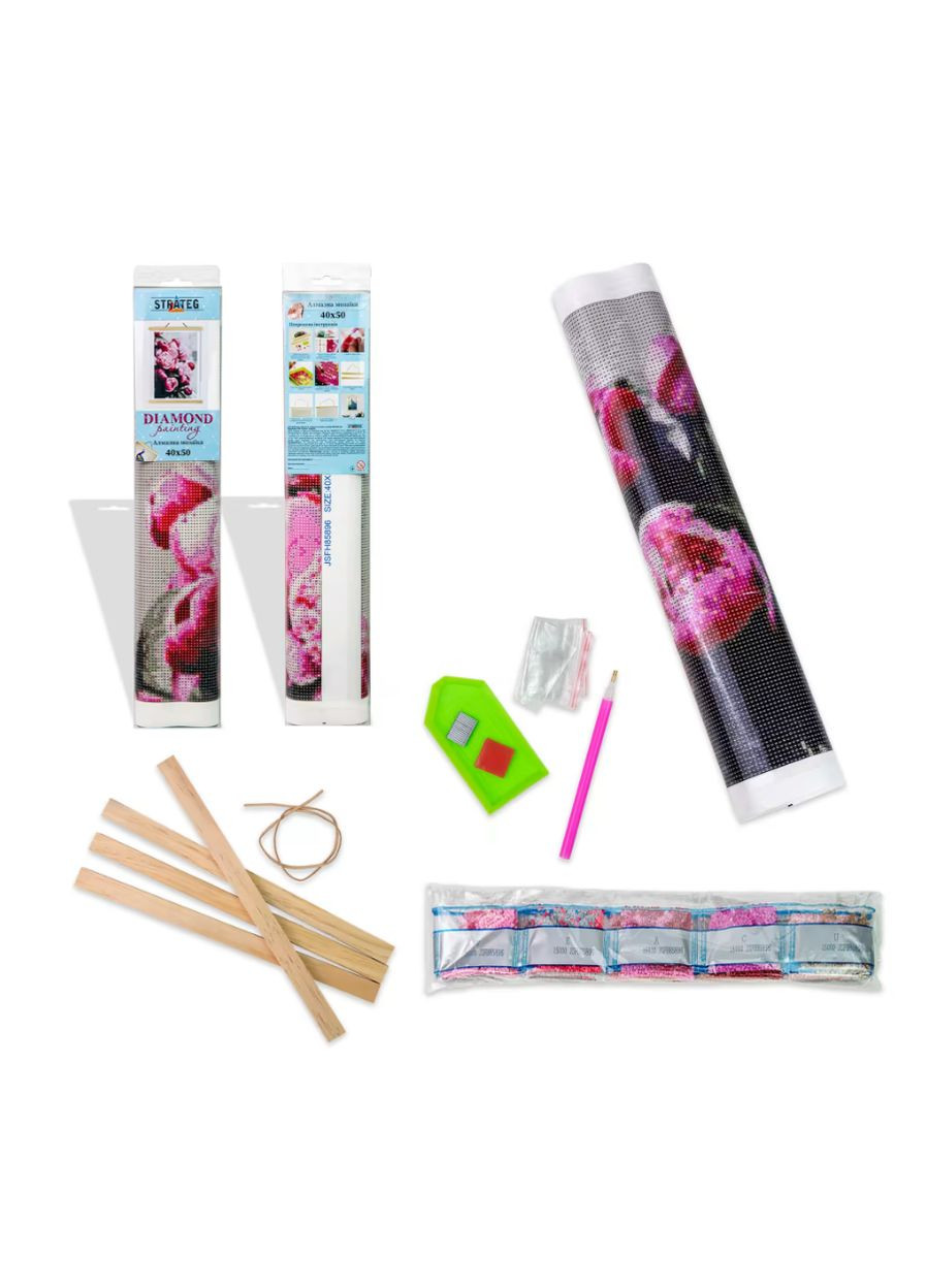 Алмазная мозаика Белый волк (без подрамника) 40х50 см JSFH85892 ( ) Strateg (328946035)