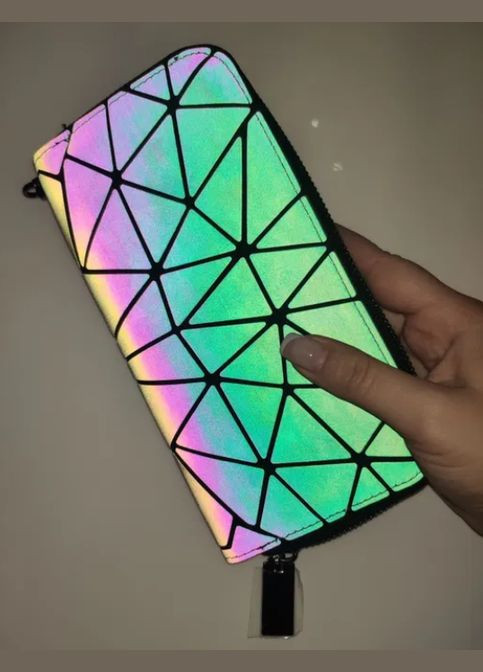 Гаманець жіночий зі світловідбиваючим ефектом! No Brand (316645986)
