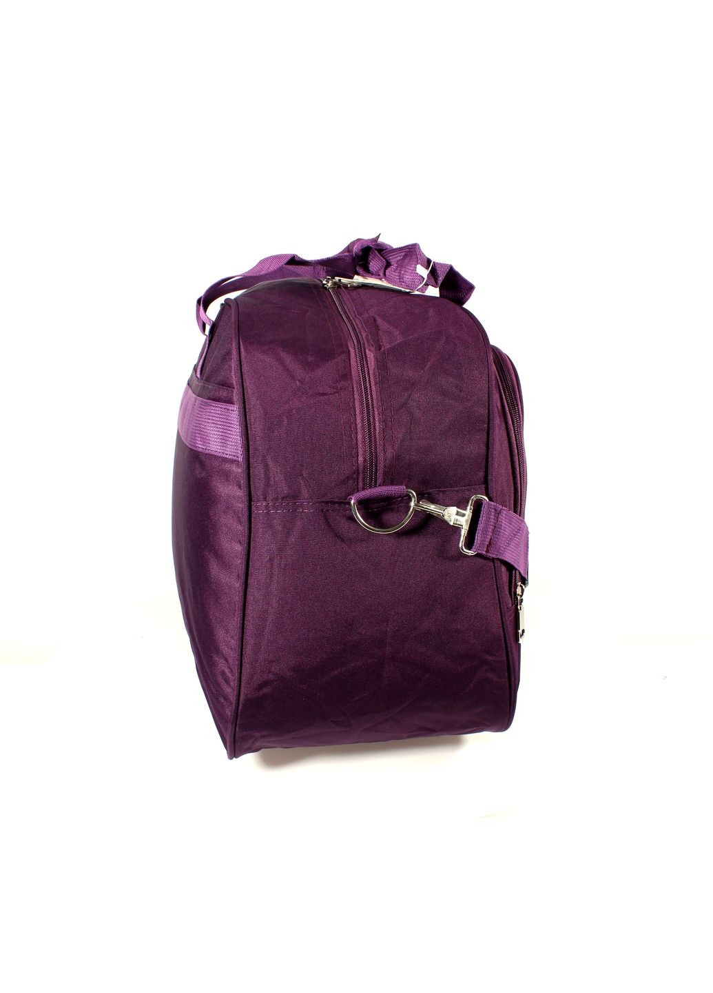 Дорожня сумка один відділ дві кишені на лицевій стороні з"ємний ремінь розмір: 54*34*21 см фіолетова SYBW (286421679)