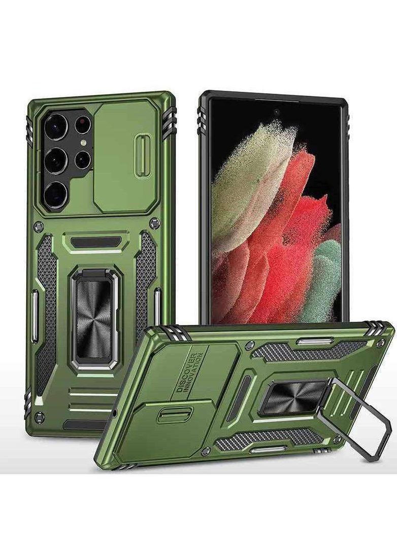 Ударостійкий чохол Square Ring зi шторкою на камеру на Samsung Galaxy S25 Ultra Epik (342395787)