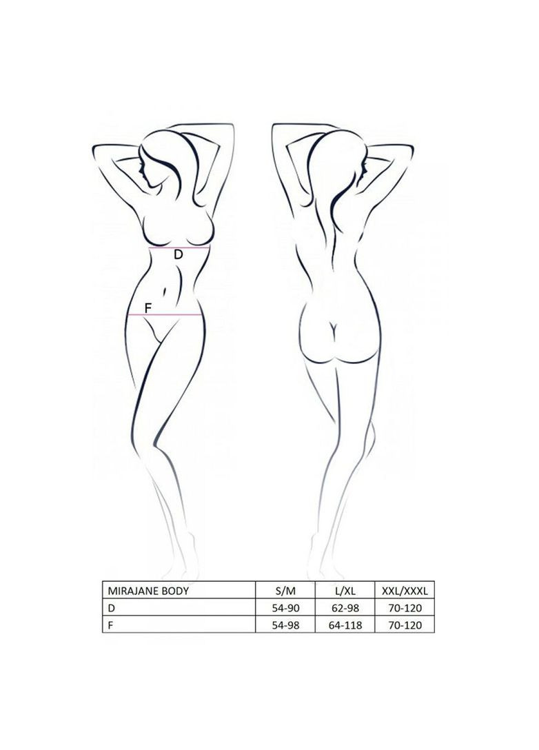 Ажурный боди AZALIA BODY XXL/XXXL, black Passion (369951912)