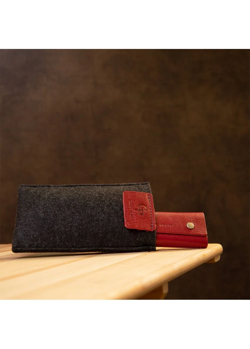 Яскрава шкіряна ключниця 11353 Grande Pelle (394033134)