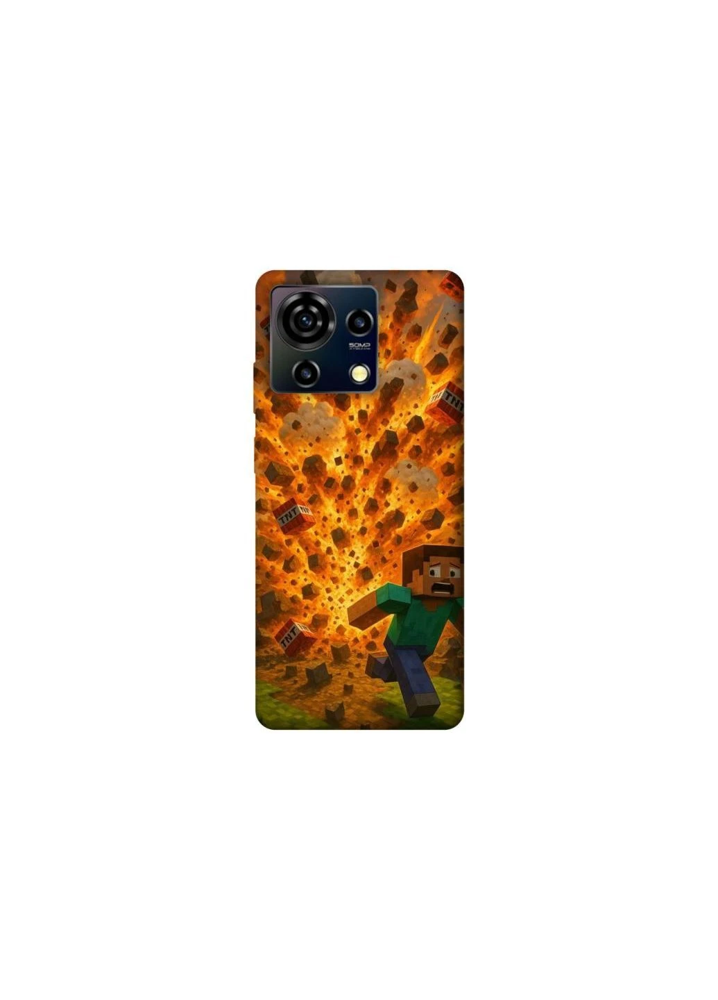 Чохол на ZTE Blade V50 Vita Minecraft v7 Frontalka (380646262)
