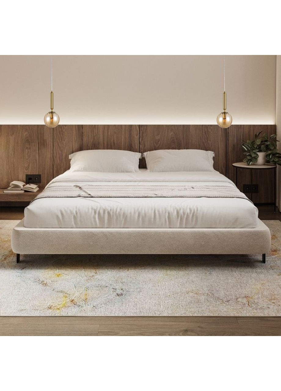 Скляний підвіс 15см з янтарним плафоном (800-P3003-1) No Brand (370071904)