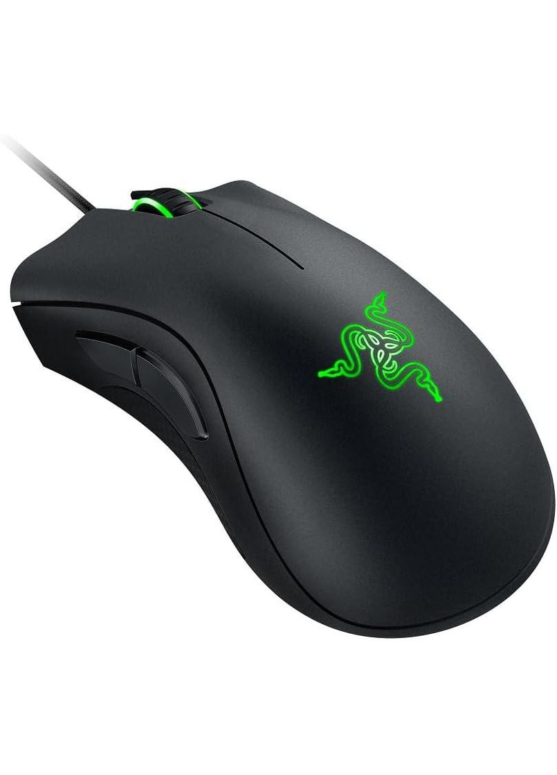 Игровая мышь DeathAdder Essential черная, оптический сенсор 6400 DPI, 5 программируемых кнопок, эргономичный дизайн Razer (354827662)