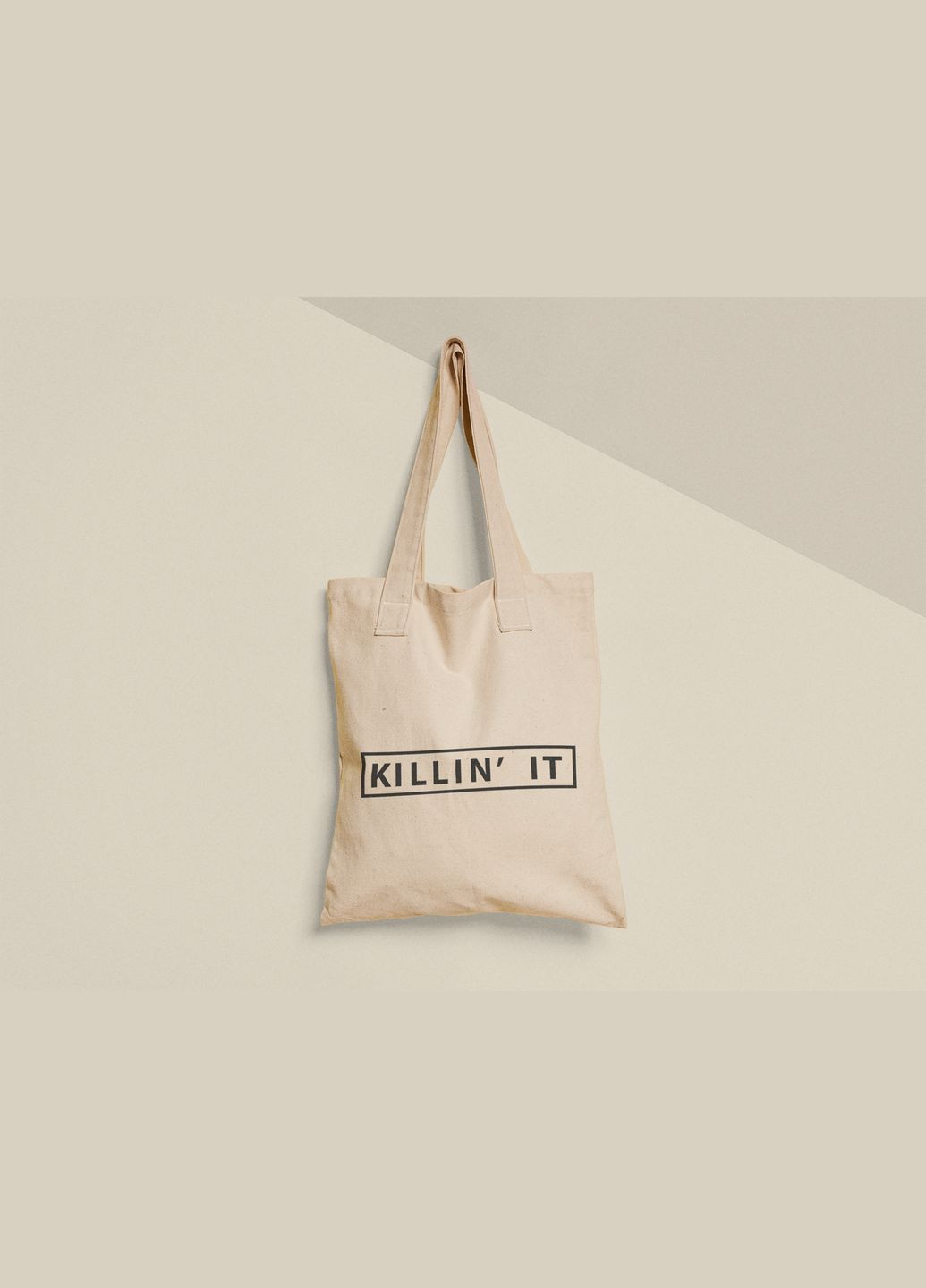 Еко торба шопер з принтом Killin` it No Brand (336547909)