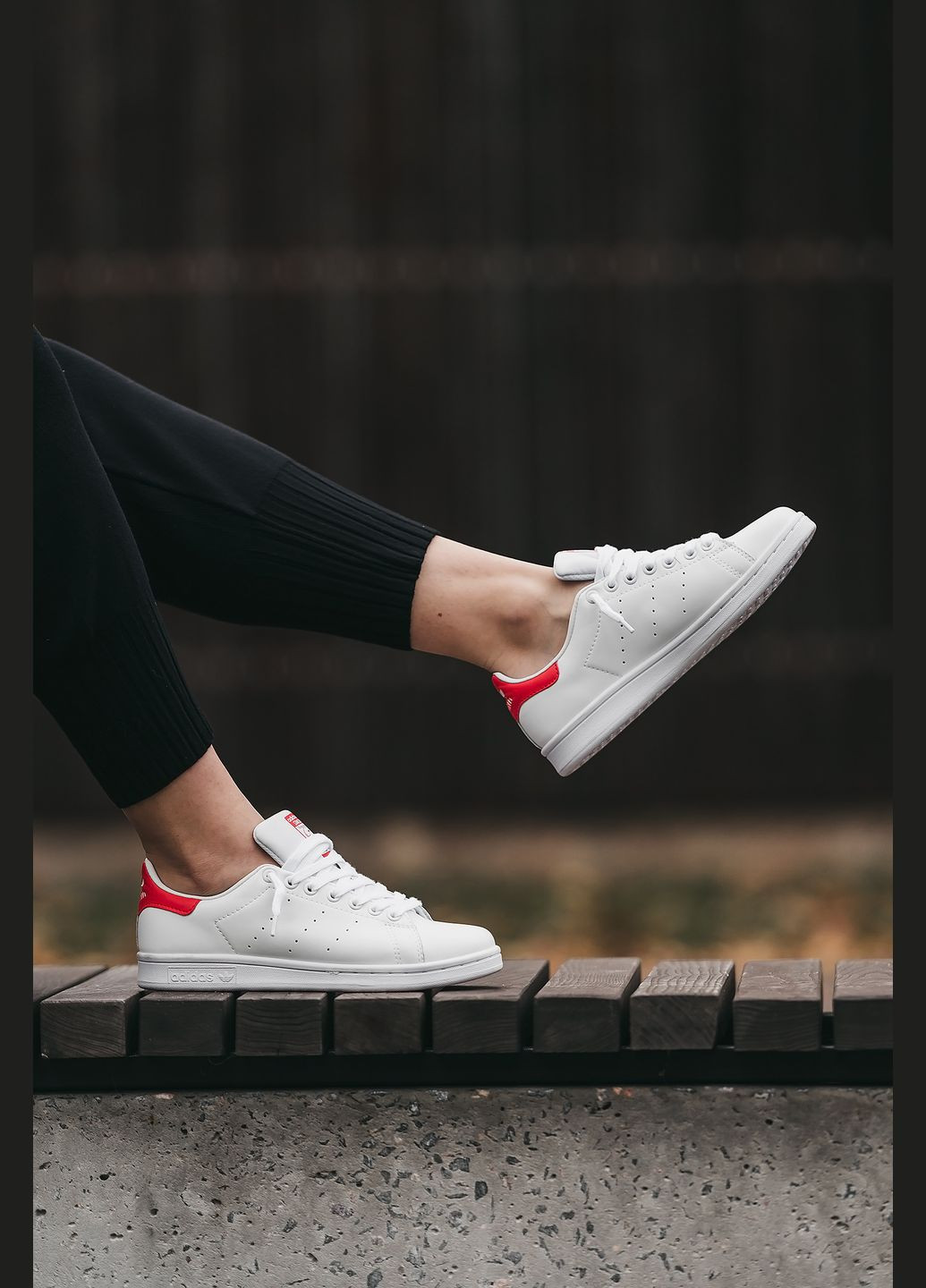 Белые кроссовки унисекс adidas Stan Smith