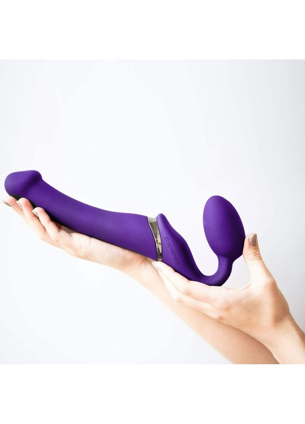 Безремневий страпон з вібрацією, Strap On Me - Strapless Vibrating, фіолетовий, 18 х 3.3 см Strap-On-Me (289783123)