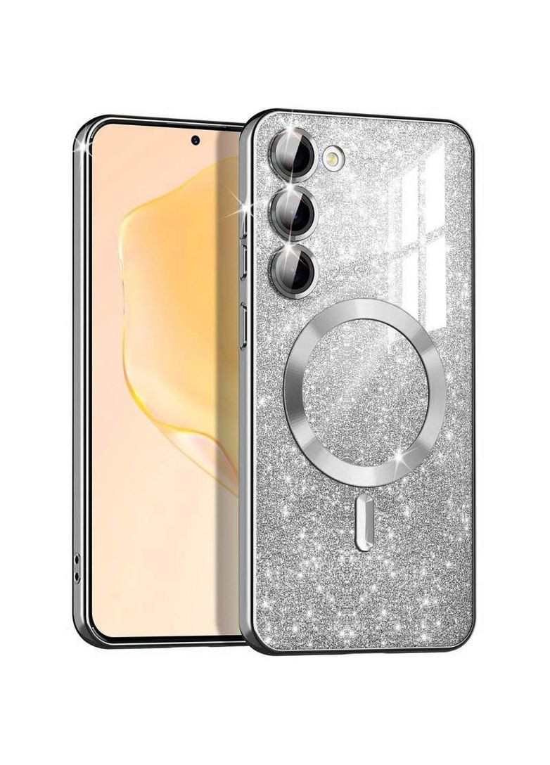 Чехол с блесками, защитными линзами на камеру и MagSafe для Samsung Galaxy S20 FE Epik (300523087)