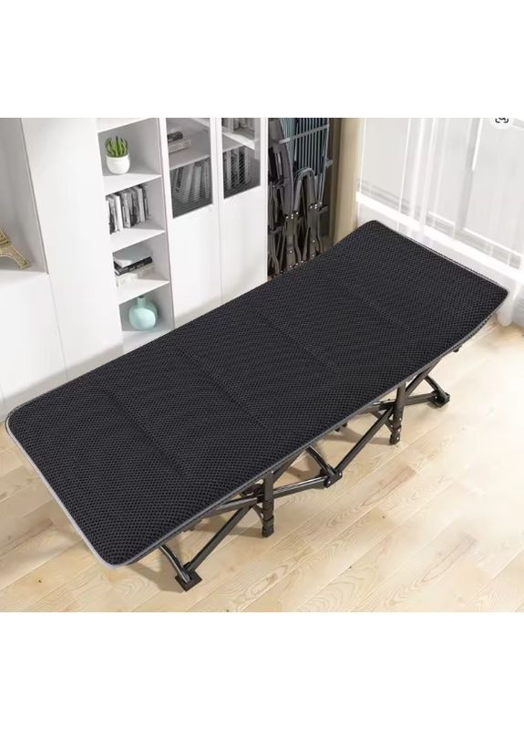 Туристическая производная раскладушка с Mesh-матрасом Black (LB-CC-L1-BLK) LEOBRO (362214405)