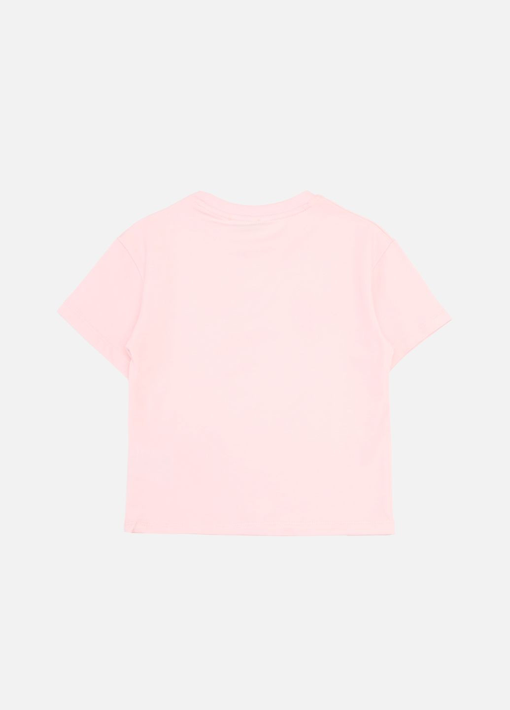 Светло-розовая летняя футболка с коротким рукавом для девочки цвет светло-розовый цб-00273659 ALG