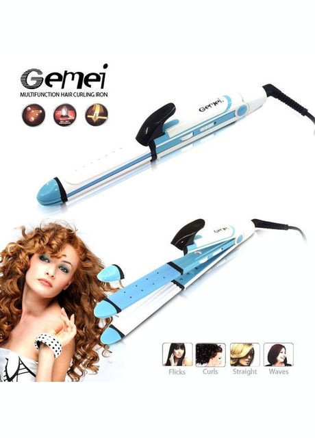 Плойка, Праска, Випрямляч, Гофре для волосся 3в1 GM 2921 Gemei (363321145)