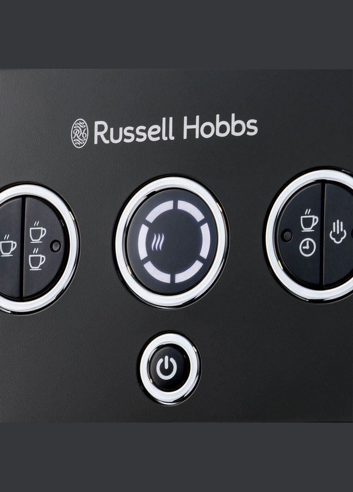 Кофеварка рожковая 2645056 Distinctions, черная Russell Hobbs (314776181)