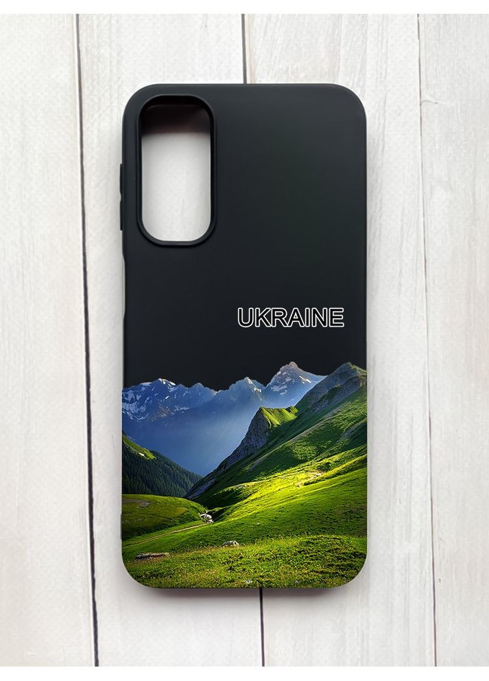 Матовий чорний чохол на Samsung Galaxy A24 Карпати Україна (принт 409) Creative (355403764)