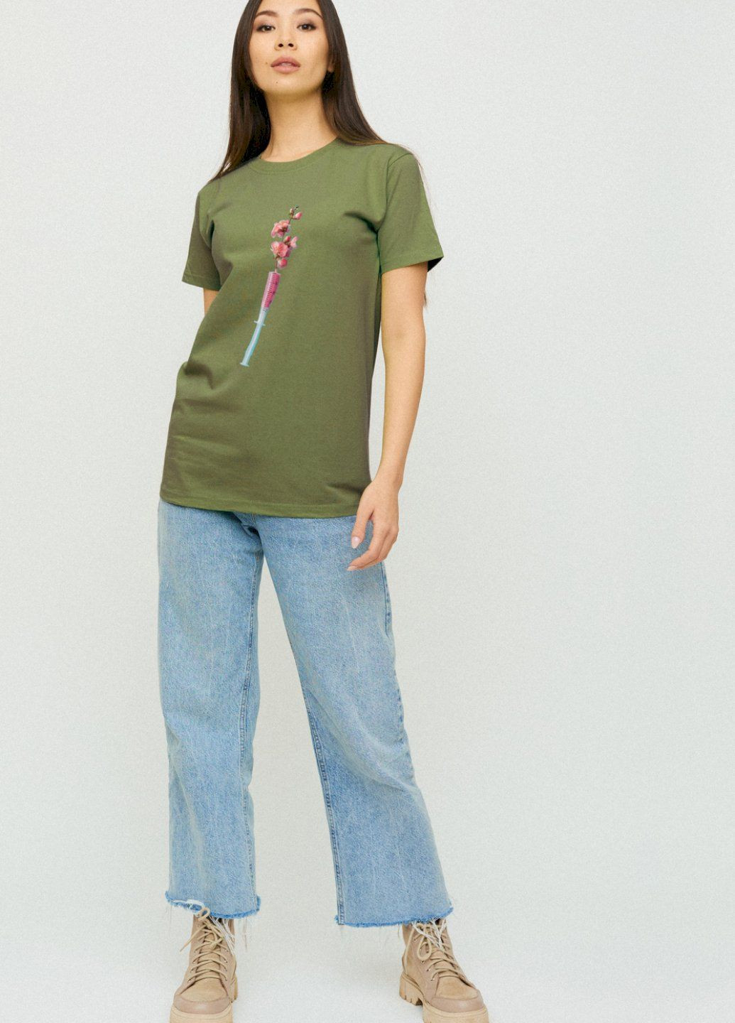 Футболка Boyfriend / дышащий принт / YAPPI - (252386114)