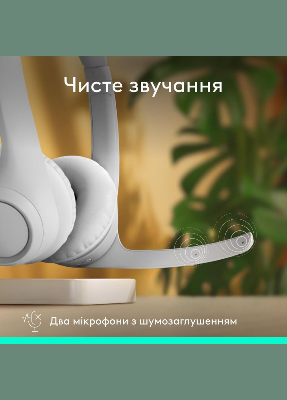 Bluetooth-гарнітура Zone 300 Wireless Off-White (981-001417) Logitech (337315768)