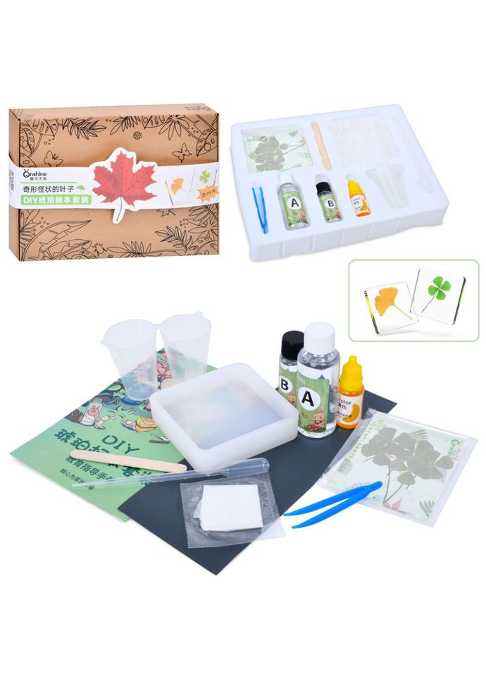 Дитячий набір для творчості "Сухоцвіт" FG231102005M, пінцет, фарба, застигаюча рідина Bambi (363986665)