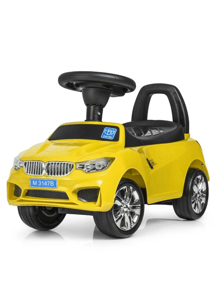 Каталка-толокар Bambi M 3147B-6 Жовтий музичний No Brand (339778586)