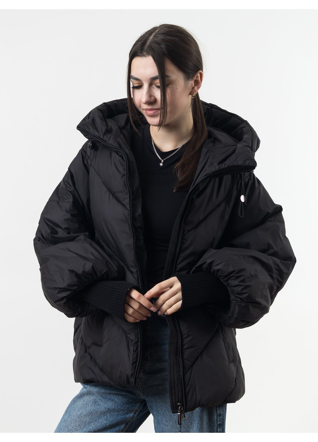 Черный зимний Пуховик Monte Cervino