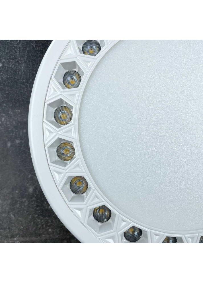 Світильник LED даунлайт ADAMANT 24W 4200K круг IP20 білий Violux (365651466)