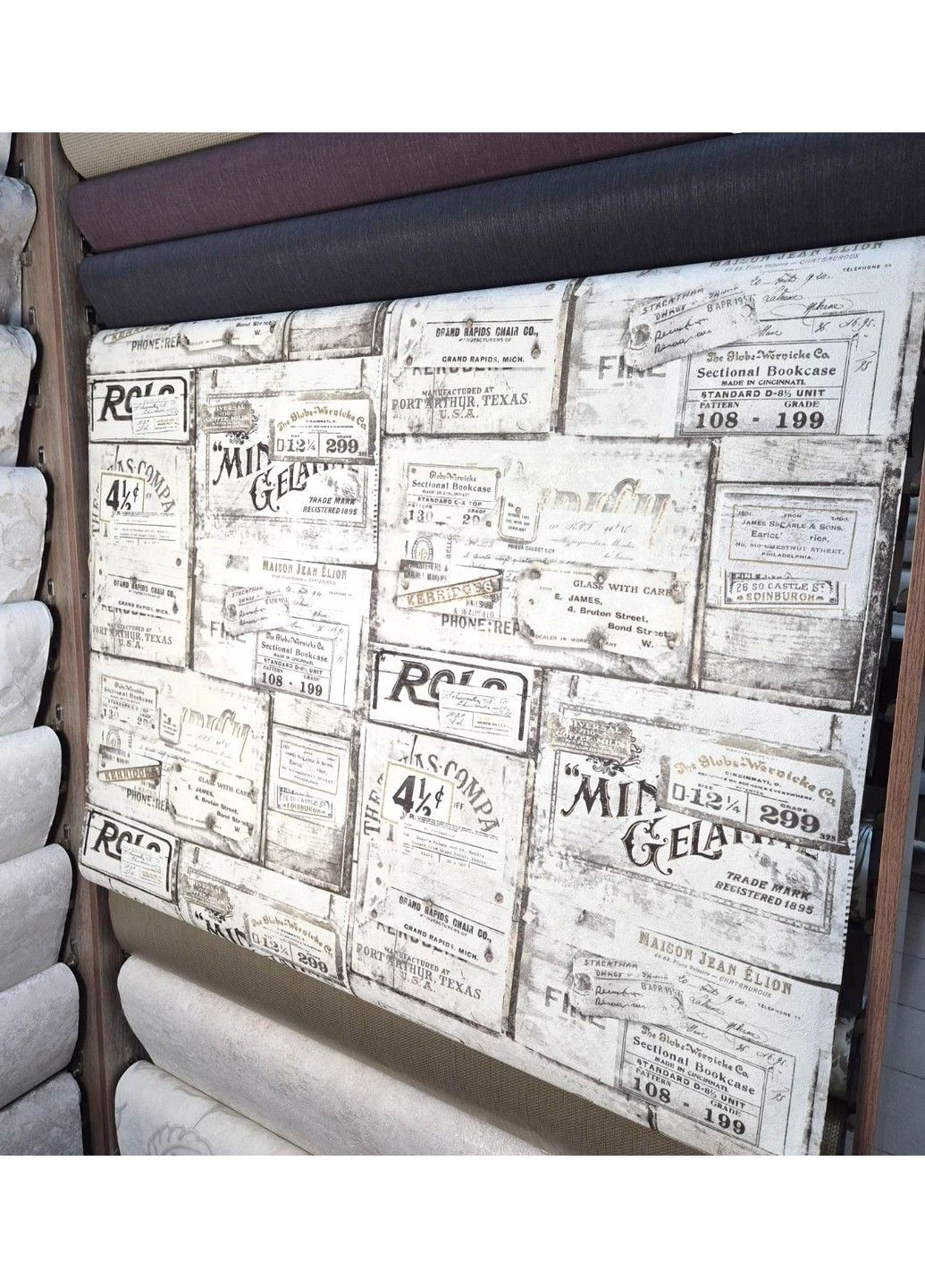 Обои виниловые 10.05×1.06 м Славянские обои 330-06,бежевые в гостиную,спальню,коридор, детскую комнату Слов'янські шпалери (340275349)