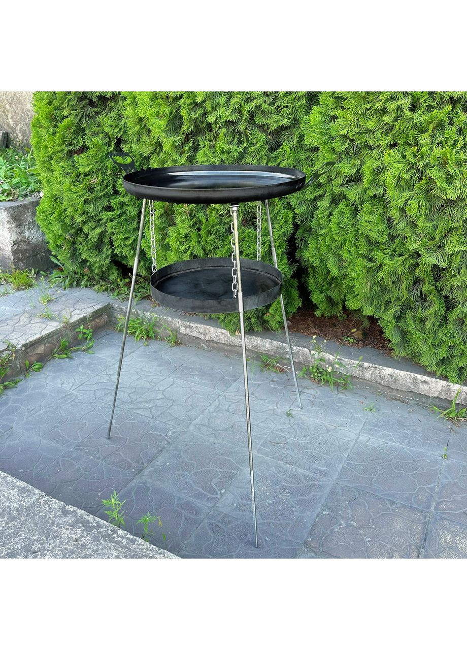 Комплект сковорода із диска SDR-50P з підвісом для вогню Мангал Завод (361336320)