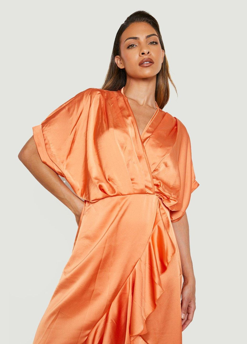 Оранжевое платье Copperose