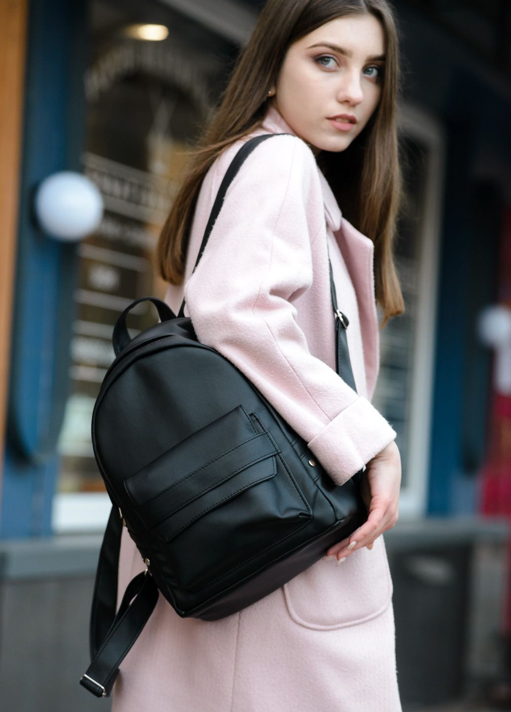 Жіночий рюкзак Dali BKHа чорний Sambag (324646443)