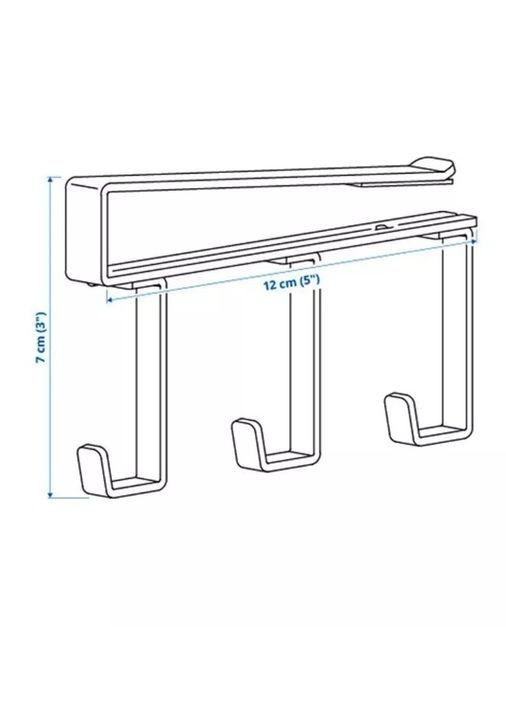 Вешалка с зажимом, белая IKEA (369423524)