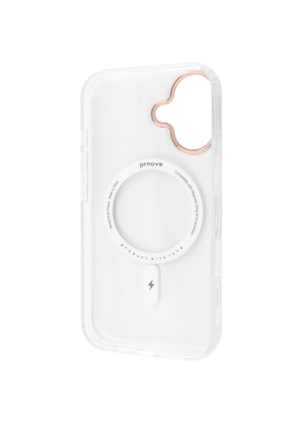 Чехол Cuprum Case with Magnetic Ring iPhone 17 White Proove (382775108)