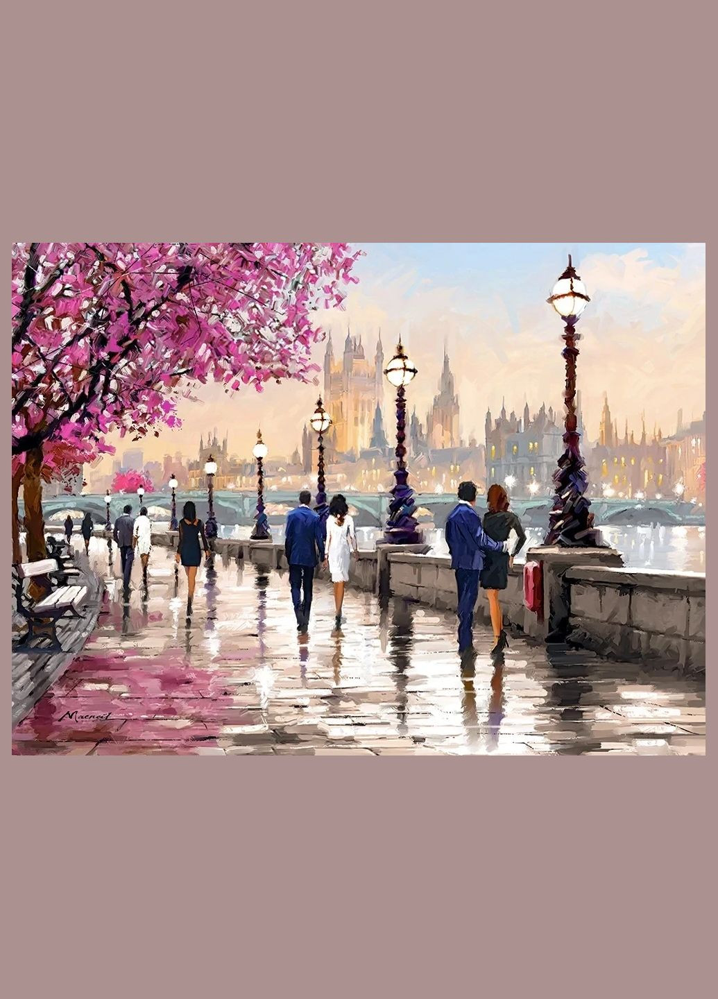 Пазл 2000 эл. " " (Польша) / Прогулка в Лондоне Castorland (342416192)