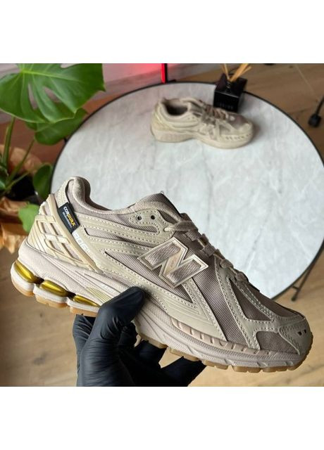 Бежевые демисезонные кроссовки мужские и женские new balance 1906r cordura beige | нью беланс 1906r бежевые No Brand