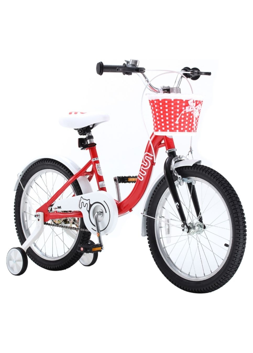 Велосипед детский Chipmunk MM Girls 18", OFFICIAL UA, красный (CM182-red) RoyalBaby (316396445)